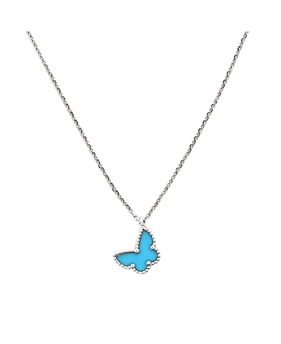 Pre-Owned Van Cleef & Arpels Sweet Alhambra Butterfly Pendant Necklace