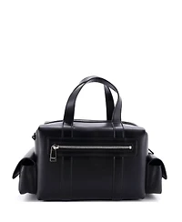 Pre-Owned Versace Small Cargo Boston Duffle Bag Leather