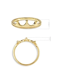 Devata Crown Ring in 14K Gold