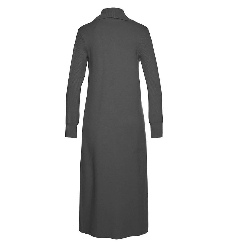 Lascana Women's Long Length Knit Cardigan With Pockets