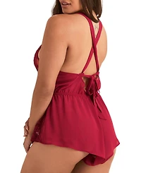 Adore Me Plus Lizzy Romper Lingerie