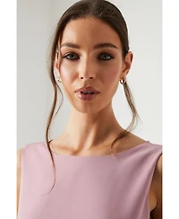 Coast Cowl Back Maxi Bridesmaid Dress