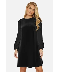Yumi Women's Velvet Tunic Dress