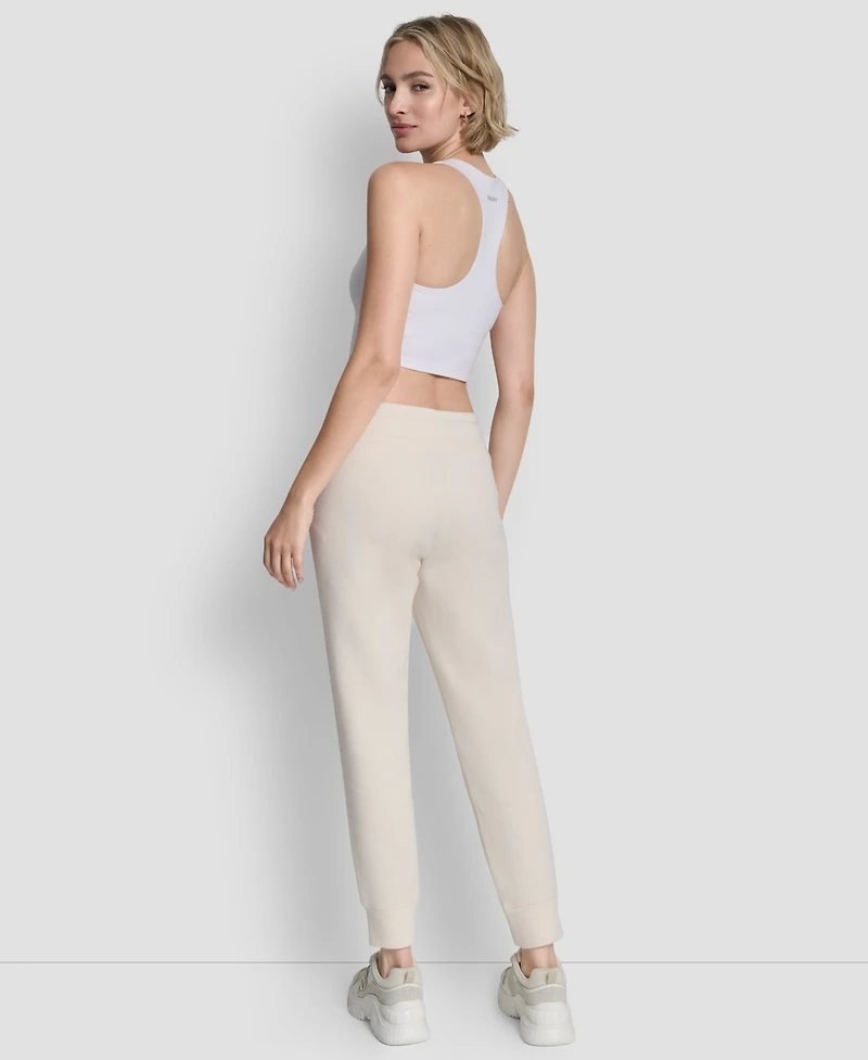 Dkny Women's Metallic Bubble Slim Fit Jogger Pants