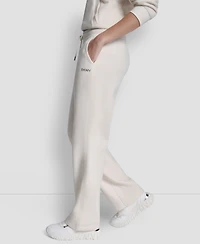 Dkny Women's Metallic Bubble Open Leg Pull-On Pants