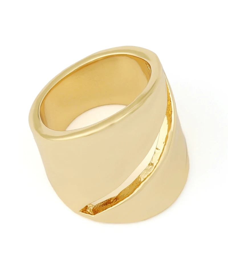 Robert Lee Morris Soho Gold Openwork Statement Band Ring