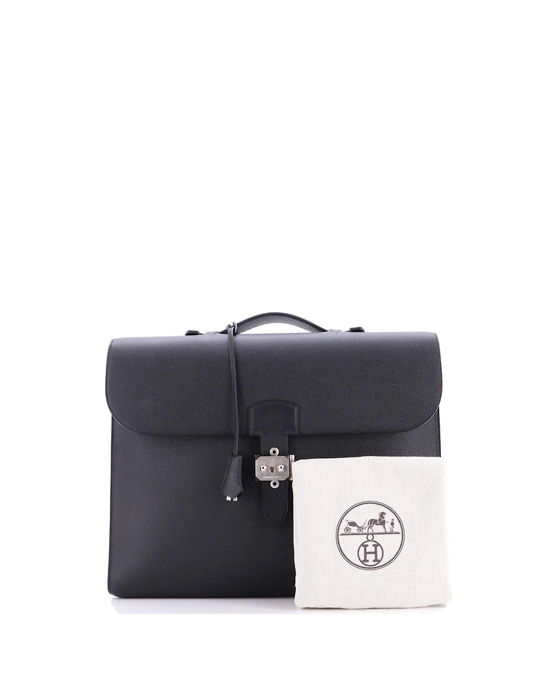 Pre-Owned Hermes 38 Sac a Depeches Bag Epsom