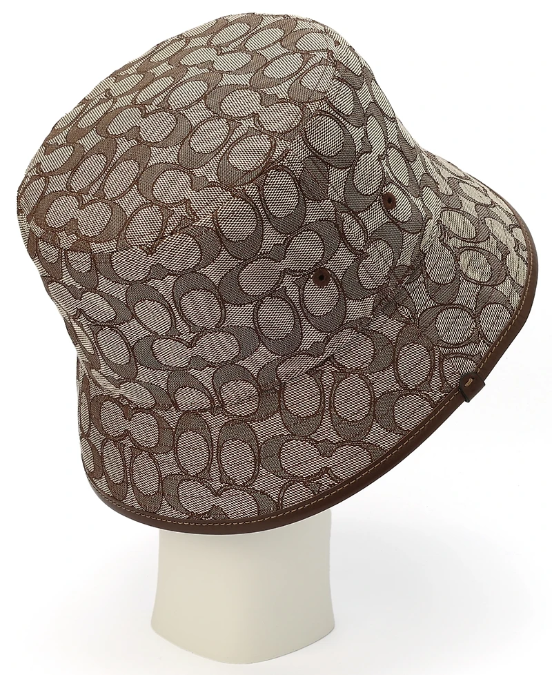 Coach Men's Signature C Jacquard Bucket Hat