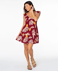 Roxy Women's Palmy Days Scoop Neck Mini Dress