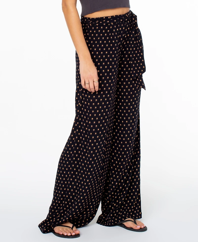 Roxy Women's Solstice Kiss Elastic Waist Pull-On Pants