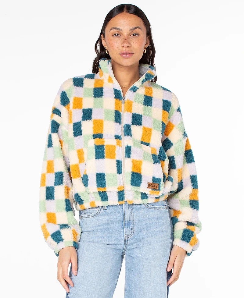 Roxy Women's Cold Surf Full-Zip Polar Fleece Jacket