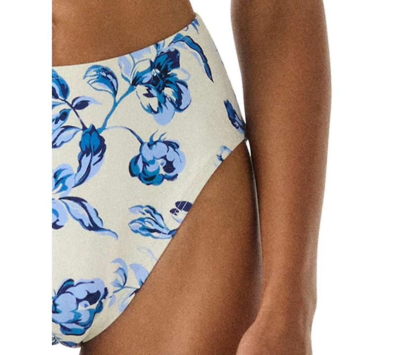 kate spade new york Women's High Leg Swim Bottoms
