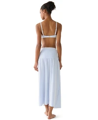 Kate Spade Women's Striped Side-Tie Cover-Up Skirt