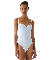 kate spade new york Women's Bow Back One-Piece Swimsuit