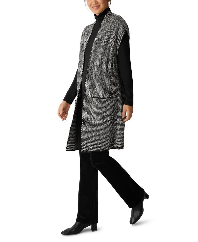 Eileen Fisher Women's Boxy High-Collar Top