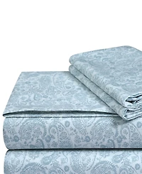Tribeca Living 300-Thread Count Cotton -Pc. Extra Deep Pocket Sheet Set