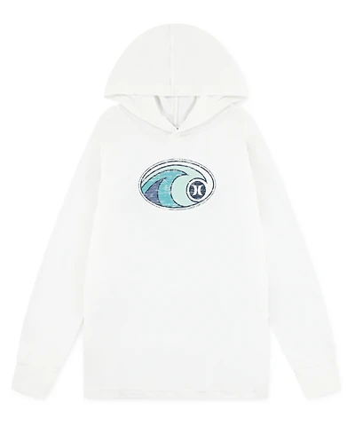 Hurley Boy 8-20 Graphic Hooded Pullover Sweatshirt