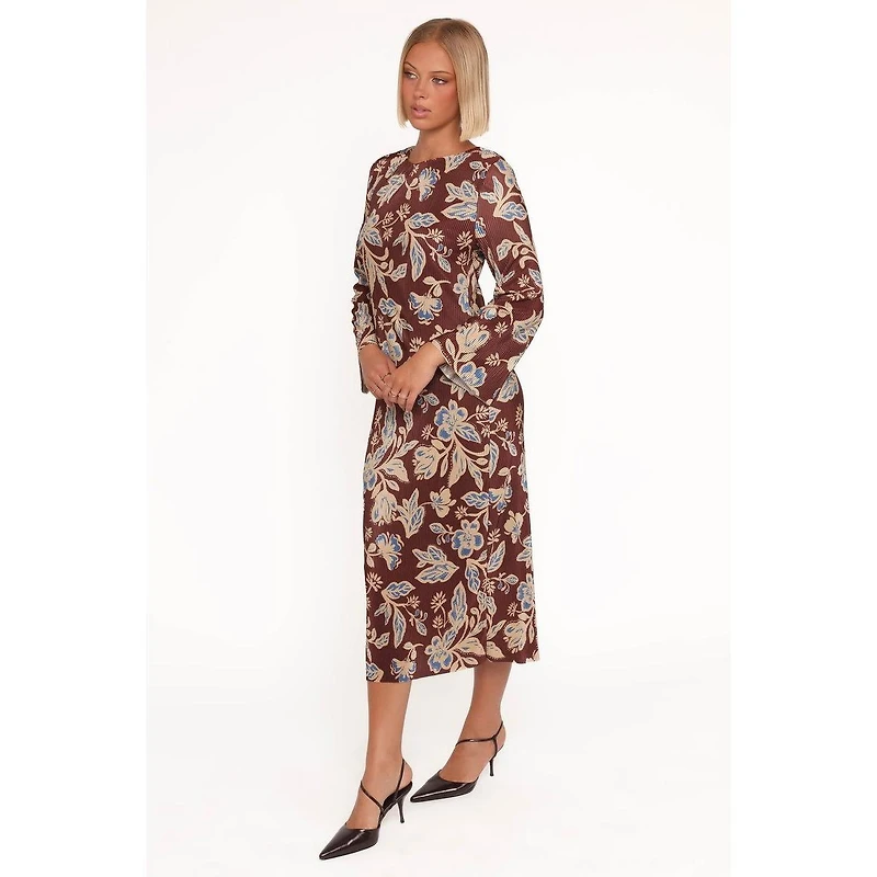 Petal and Pup Women's Morena Long Sleeve Midi Dress