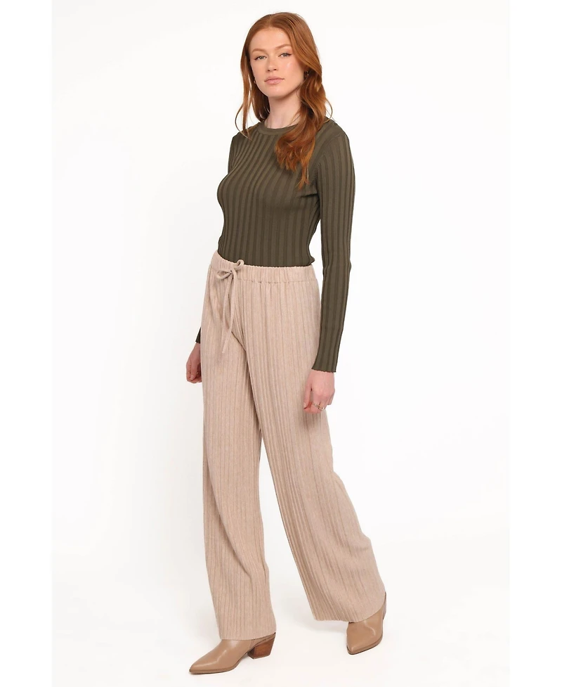 Petal and Pup Women's Davis Pleated Knit Pant