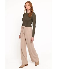 Petal and Pup Women's Davis Pleated Knit Pant