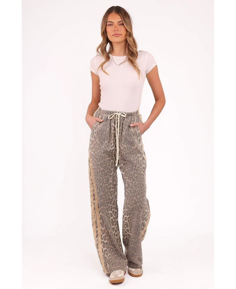 Petal and Pup Women's Fletcher Denim Racer Pants