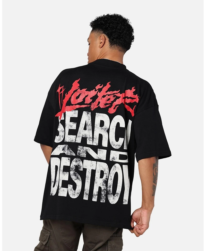 mnml Men's Loiter Search And Destroy Oversized T