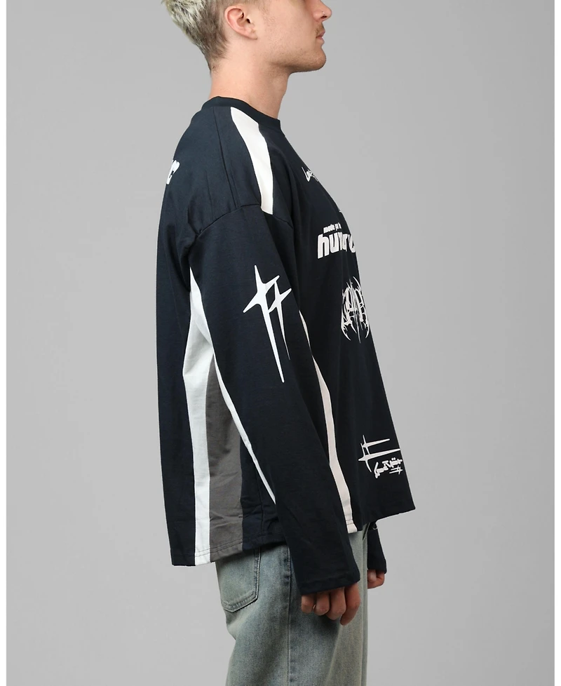 Loiter Men's mnml Night Crawler Ls Tee