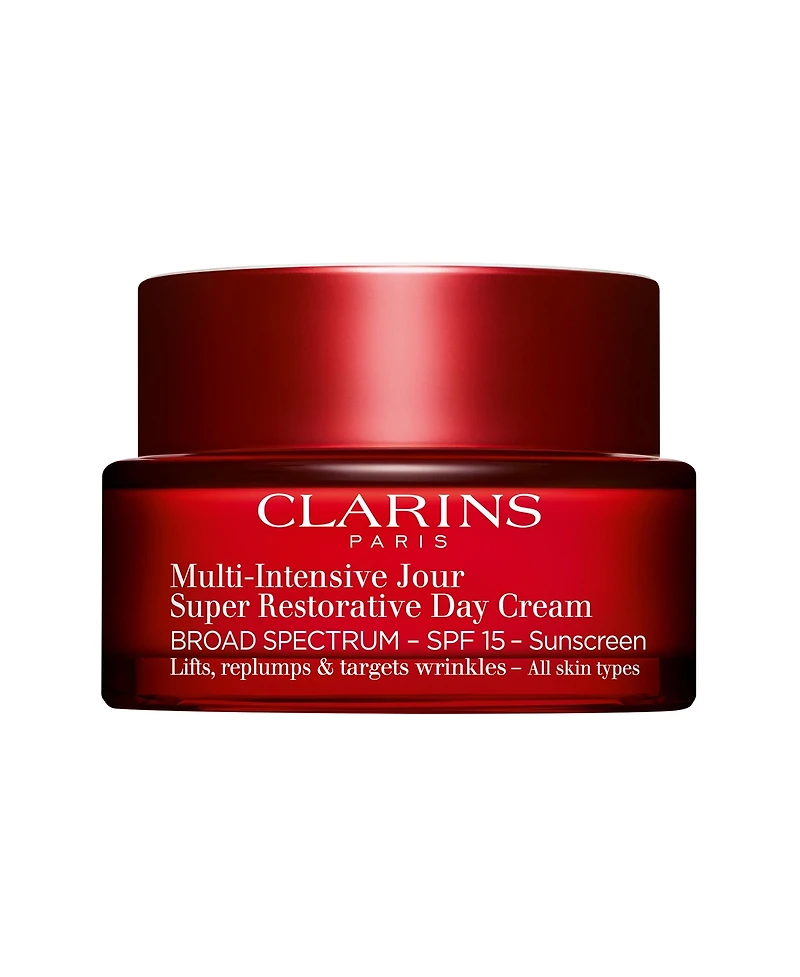 Clarins Super Restorative Day Moisturizer With Spf 15 Sunscreen