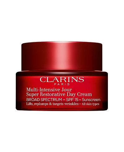 Clarins Super Restorative Day Moisturizer With Spf 15 Sunscreen
