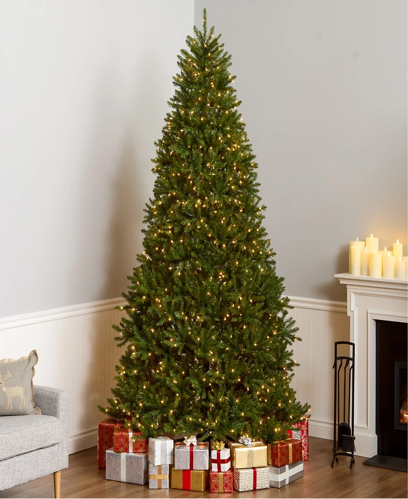 National Tree 9' Dunhill Fir Tree with 900 Clear Lights and PowerConnect