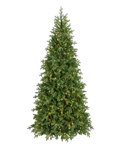 National Tree Company 7.5' Feel Real Princeton Fraser Fir Tree with 800 Dual Color Led Lights & PowerConnect