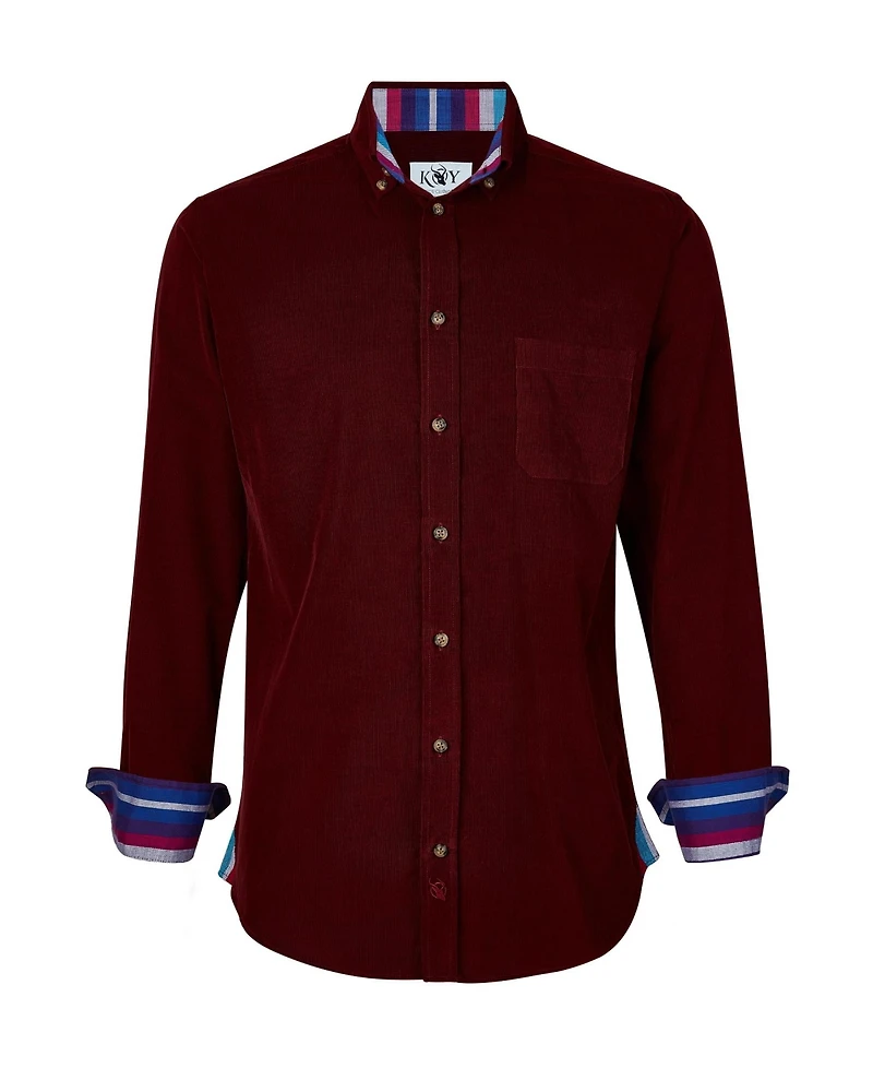 Koy Clothing Men's Corduroy Long Sleeve Shirt