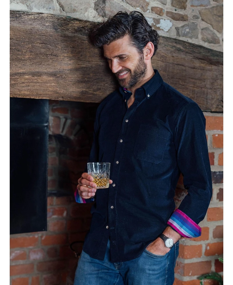 Koy Clothing Men's Corduroy Long Sleeve Shirt