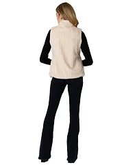Via Spiga Women's Reversible Faux Fur Vest