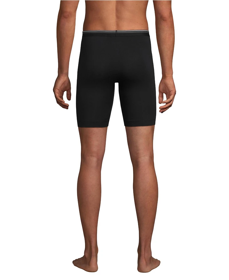 Lands' End Men's Comfort Knit Boxer Brief 7" Inseam Set