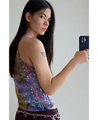 Desigual Women's Halter paillette T-shirt