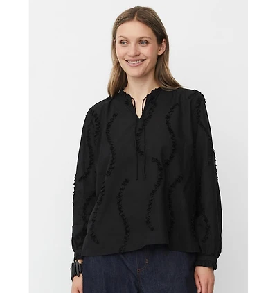 Masai Copenhagen Women's MaDolvira Ruffle Detail Blouse