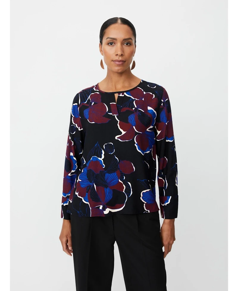 Masai Copenhagen Women's Belsanu Round Neck Long Sleeve Blouse