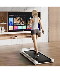 Sugift 2.25 Hp Walking Pad with Led Display and Remote Control-Grey