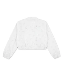 abercrombie kids Girls Floral Print Bomber Jacket