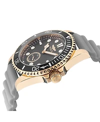 Invicta Men's Quartz Pro Diver Watch – Charcoal Strap, Round Case Diameter 43mm