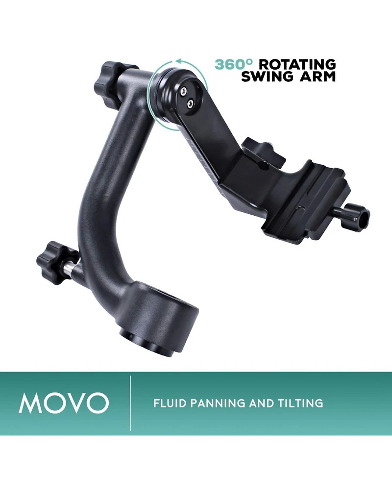 Movo GH700 Mkii Professional Gimbal Dslr Tripod Head with Long and Short Arca-Swiss Plates
