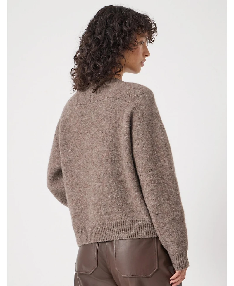 Hush Women's Wool Blend Star Jacquard Sweater