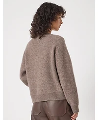 Hush Women's Wool Blend Star Jacquard Sweater