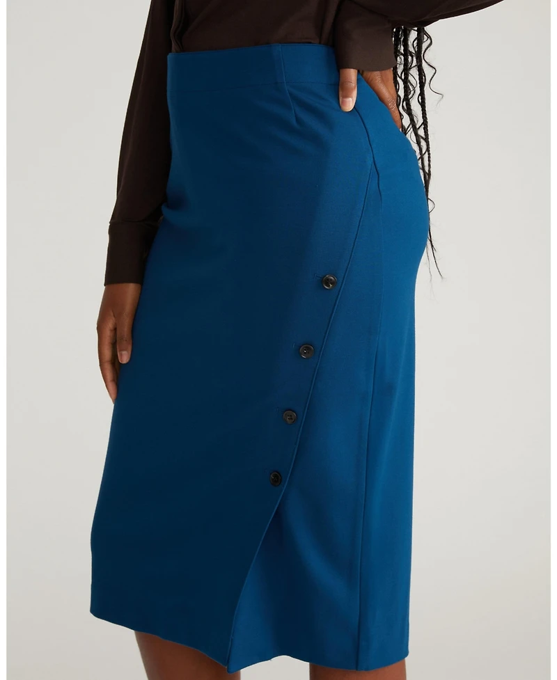 Universal Standard Plus Size Anya Ponte Skirt