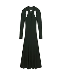 Reiss Women's Cut-Out Knitted Maxi Dress
