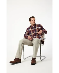 Mavi Jeans Men's Mavi Matt Relaxed Straight Leg In Silver Casual Twill