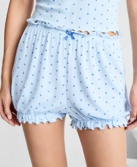 State of Day Women's Pointelle Top & Bloomer Shorts Pajamas, 2-Piece Set, Macy's Exclusive