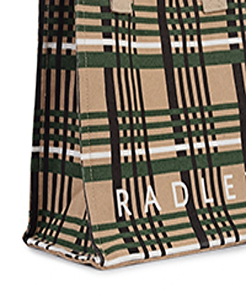 Radley London Check Small Open Top Grab Bag