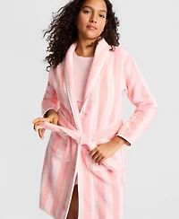 State of Day Women's Broad Stripe Cotton Robe, Macy's Exclusive